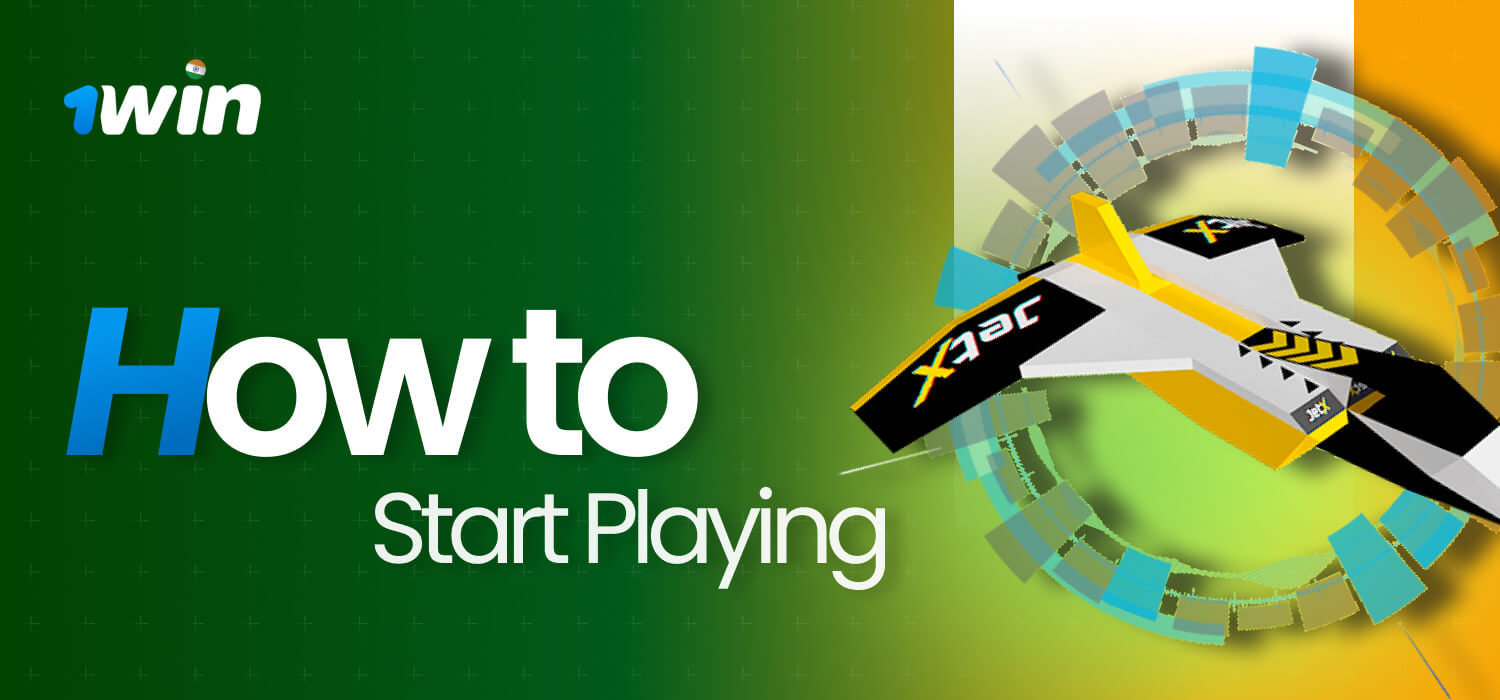 How to start play JetX at 1WIn India