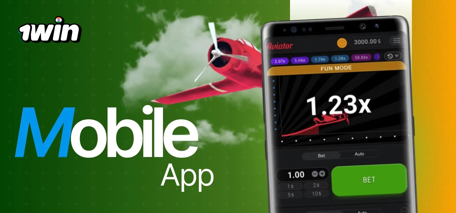 playing aviator via the mobile app